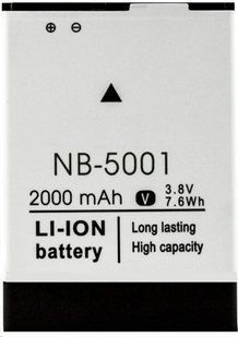 Аккумулятор для Nomi i5001 / NB-5001 AAAA no LOGO 2020000287780 фото