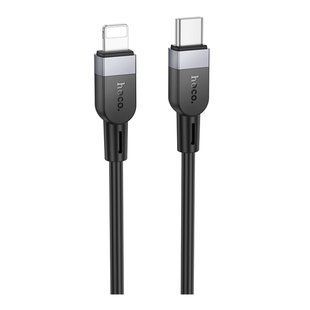 Кабель Hoco X109 Silicone Type-C to Lightning PD27W 3m Чорний 6942007636339 фото