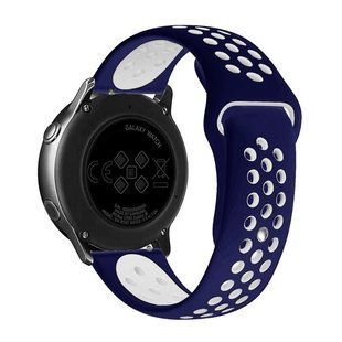 Ремешок Универс 22mm N Sport для Samsung/Amazfit/Huawei Dark Blue/White 2020000420521 фото