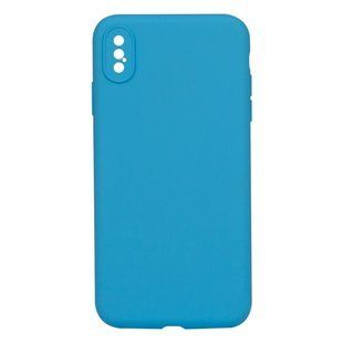 Чехол Silicone Case Full Camera no logo для iPhone Xs Max 16.Blue 2020000294221 фото