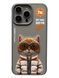 Чохол TPU+PC Nimmy 3D with Metal Buttons для iPhone 15 Cat Grey 2020000410515 фото