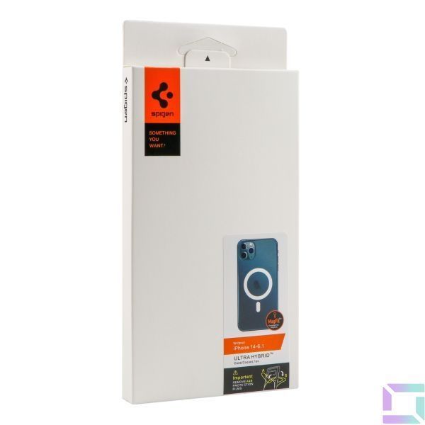 Чохол TPU+PC Spigen Ultra Hybrid with Magsafe для iPhone 14 Black 2020000461050 фото
