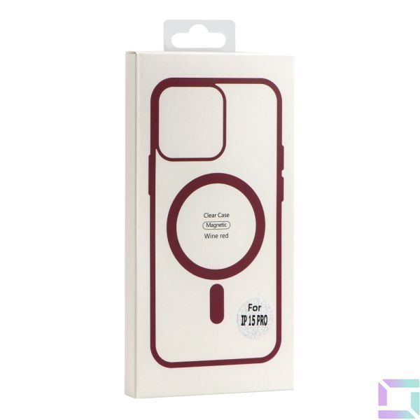 Чехол NEW TPU Color with Magsafe для iPhone 15 Pro White 2020000391043 фото