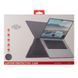 Накладка PC+PU AMO-PU for MacBook Air 13" 2025/2024/2022 (M4 A3240/M2 A2681/M3 A3113) Black 2020000472384 фото 2