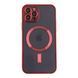 Чехол TPU Metallic Full Camera with Magsafe для iPhone 12 Pro Red 2020000342816 фото