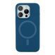 Чехол Glow Silicone Case with Magsafe для iPhone 15 Pro Dark blue 2020000454946 фото