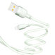 USB YOKI SILICONE YK-SI50 Lightning 2.4A 1.2m Цвет Зеленый 6907858579846 фото 6