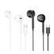 Наушники Hoco M101 Crystal joy wire-controlled digital earphones Type-C Белый 6931474782366 фото 2