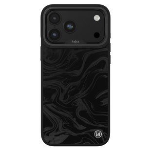 Чохол Kajsa Glamorous Collection Fluid Art with MagSafe для iPhone 18 Pro Max Carbon Black O-Ring 4894505302365 фото