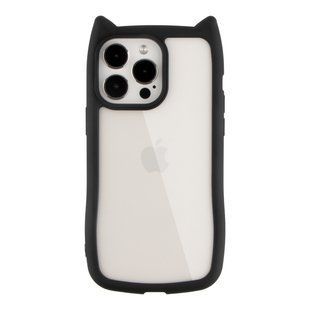Чохол TPU+PC Cat Ears Case для iPhone 14 Pro Black 2020000470694 фото