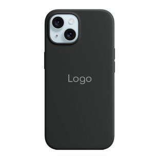 Чехол Silicone Case with MagSafe для iPhone 15 Plus Black 2020000370468 фото