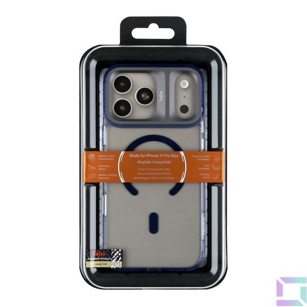 Чехол Kajsa Trans-Shield with MagSafe для iPhone 17 Pro Max Blue B-Ring 2020000509196 фото