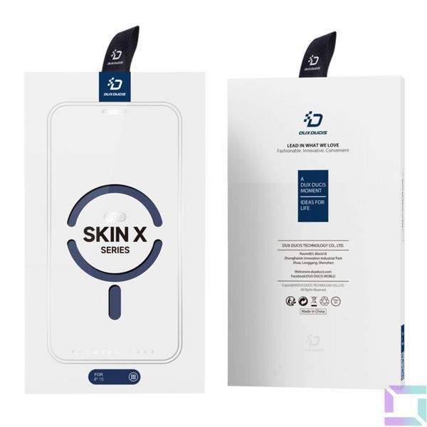 Чехол-книжка Dux Ducis Skin X Pro with MagSafe для iPhone 15 Black 6934913025178 фото