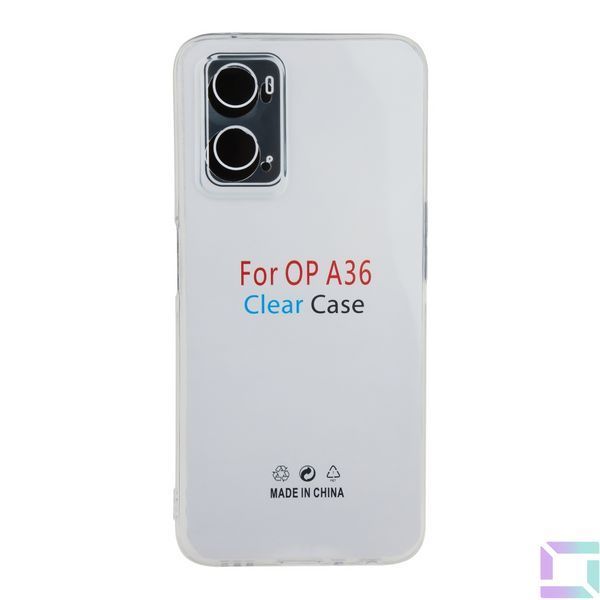 Чехол TPU Virgin Full Camera для Oppo A96 4G/А36/76/9i Transparent 2020000324041 фото