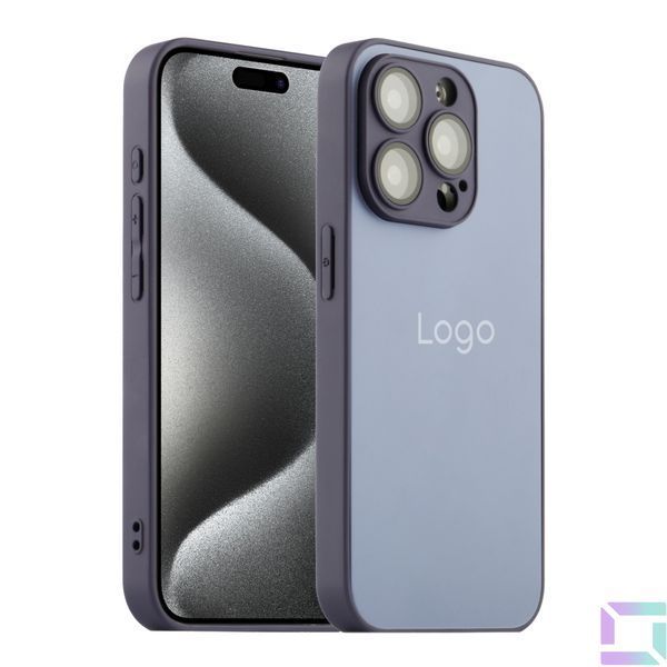 Чехол AG-Glass Matte Camera Lens with Magsafe для iPhone 15 Pro Max Pink 2020000399353 фото