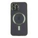 Чехол TPU Metallic Full Camera with Magsafe для iPhone 12 Pro Green 2020000342847 фото