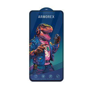 Захисне скло ARMOREX 5D High-Alum AntiDust for Xiaomi Redmi 12/13/Poco M6 4G/Poco M6 Pro 5G Чорний 2020000385448 фото