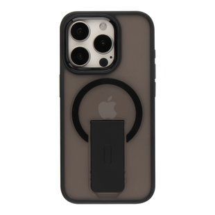 Чохол TPU+PC FlexGuard Magnetic Ring Stand для iPhone 16 Pro Max Black 2020000467236 фото