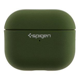 Футляр TPU Spigen Leather Armor для Airpods 3 Pitch Green 2020000438823 фото