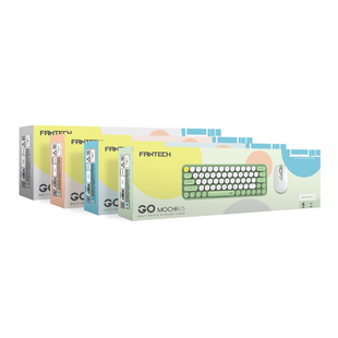 Бездротова Клавіатура і Миша FANTECH Go WK896 Персиковий 6972661289695 фото