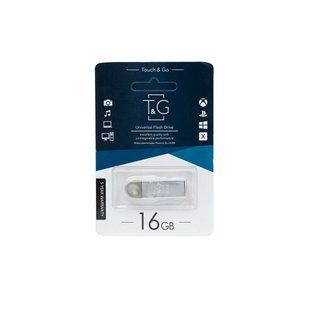 USB флеш-накопичувач T&G 16gb Metal 026 Сталевий 1931472584486 фото