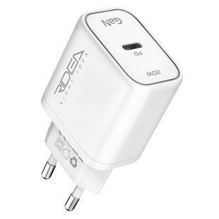 Мережевий Зарядний Пристрій Ridea RW-GaN20BC 20W Boost C PD&QC Бiлий 6912345678261 фото