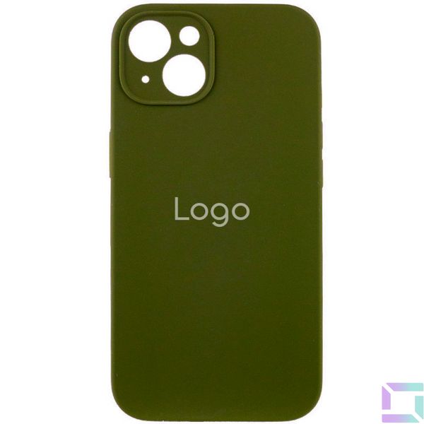 Чехол Silicone Case Full Size with Frame для iPhone 14 Цвет 01.Mint 2020000349280 фото