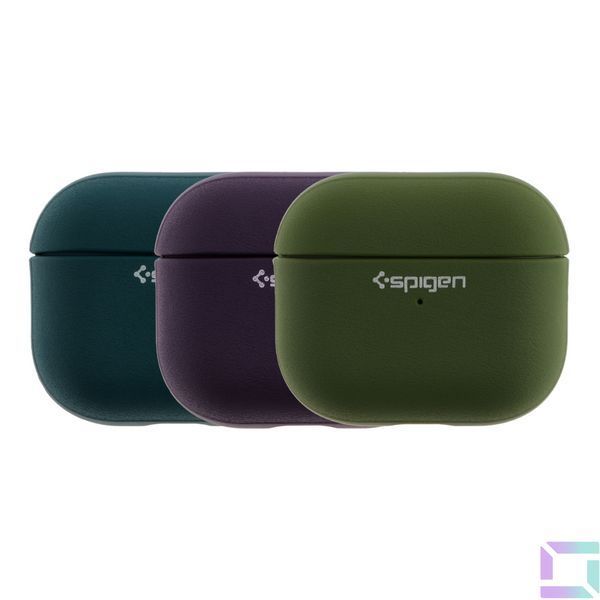 Футляр TPU Spigen Leather Armor для Airpods 3 Pitch Green 2020000438823 фото