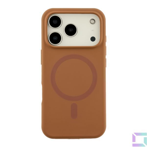 Чехол Glow Silicone Case with Magsafe для iPhone 17 Pro New Brown 2020000491224 фото