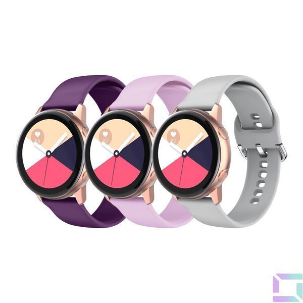 Ремінець Универс 22mm Silicone Original Design для Samsung/Amazfit/Huawei Grey 2020000424017 фото