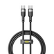USB YOKI SILICONE YK-SI50 Type-C to Type-C 60W 1.2m Черный 6907858579860 фото 2