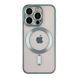 Чохол TPU Metallic Chrome Full Camera with Magsafe для iPhone 12 Pro Chrome Green 2020000384380 фото