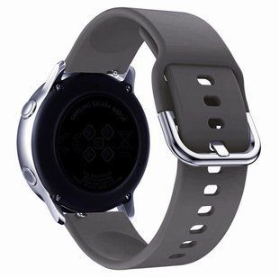 Ремінець Универс 22mm Silicone Original Design для Samsung/Amazfit/Huawei Lavander Grey 2020000423997 фото