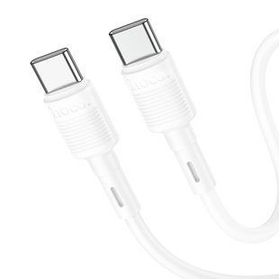Кабель USB Hoco X83 60W Type-C to Type-C Білий 6931474770936 фото