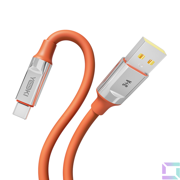 USB YOKI ULTRA YK-UL61 Type-C 3A 1.2m Цвет Оранжевый 6907858579877 фото