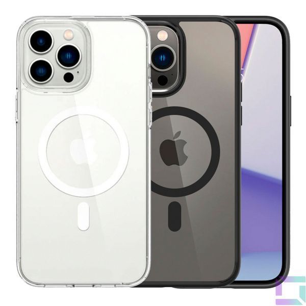 Чехол TPU+PC Spigen Ultra Hybrid with Magsafe для iPhone 12/12 Pro Black 2020000461104 фото