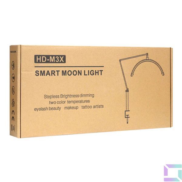 LED Лампа Moon На Струбцині M3X 16" Чорний 2020000487388 фото