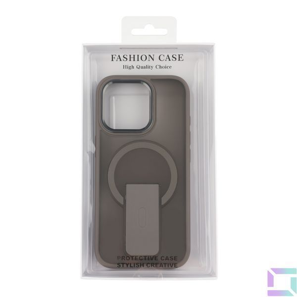 Чохол TPU+PC FlexGuard Magnetic Ring Stand для iPhone 12/12 Pro Titanium 2020000466536 фото