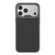 Чохол Kajsa Glamorous Collection Pyramid Pattern with MagSafe для iPhone 17 Pro Max Grey O-Ring 4894505261105 фото 1