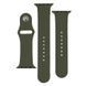 Ремешок для Apple Watch Band Silicone Two-Piece 42/44/45/49 mm 35.Dark Olive 2020000018629 фото