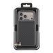 Чохол Kajsa Glamorous Collection Pyramid Pattern with MagSafe для iPhone 17 Pro Max Grey O-Ring 4894505261105 фото 3