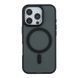 Чехол TPU+PC Goldencis Matte with MagSafe для iPhone 16 Pro Max Black 2020000444756 фото 1