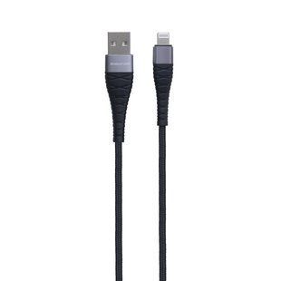 Кабель USB Borofone BX32 Munificent Lightning 0.25m Чорний 6931474711984 фото