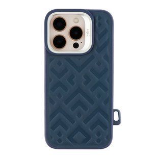 Чохол Kajsa Briquette Collection Rhombus with MagSafe для iPhone 16 Pro Blue 2020000457947 фото