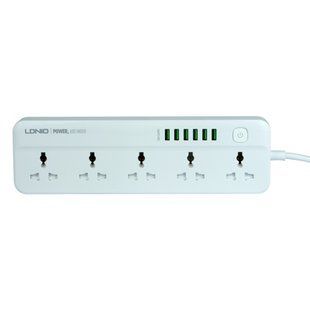 Сетевой Удлинитель LDNIO SC5614 6USB-A / 5 Sockets 2m Белый 6933138700020 фото