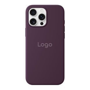Чехол Silicone Case with MagSafe для iPhone 16 Pro Plum 2020000451631 фото