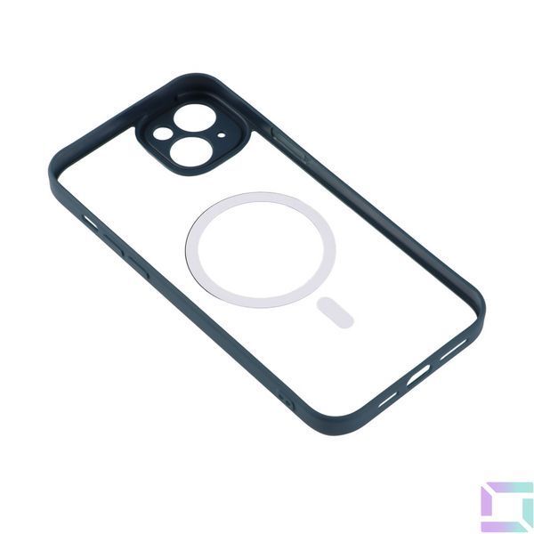 Чехол Baseus Frame Series Magnetic Case+Glass 0.22mm для iPhone 14 Plus ARJT030003 Blue 6932172616618 фото