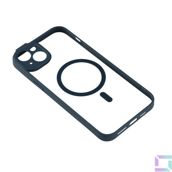 Чехол Baseus Frame Series Magnetic Case+Glass 0.22mm для iPhone 14 Plus ARJT030003 Blue 6932172616618 фото