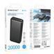 Універсальна Мобільна Батарея Power Bank Borofone BJ78A Clever 20000 mAh Чорний 6941991121494 фото 3