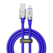 Кабель USB YOKI ULTRA YK-UL61 Lightning 2.4A 1.2m Колір Синiй 6907858579884 фото 1